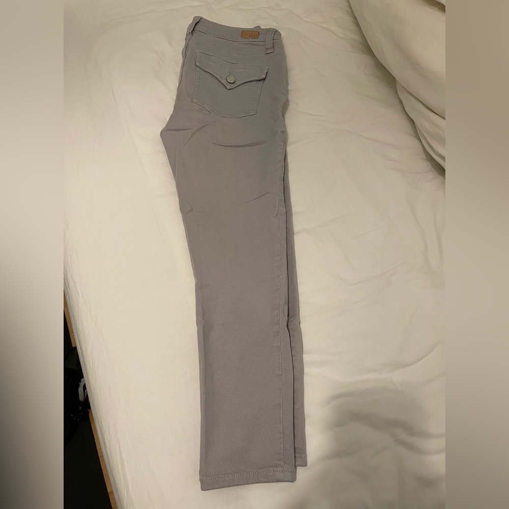 Joie cropped light grey jeans
